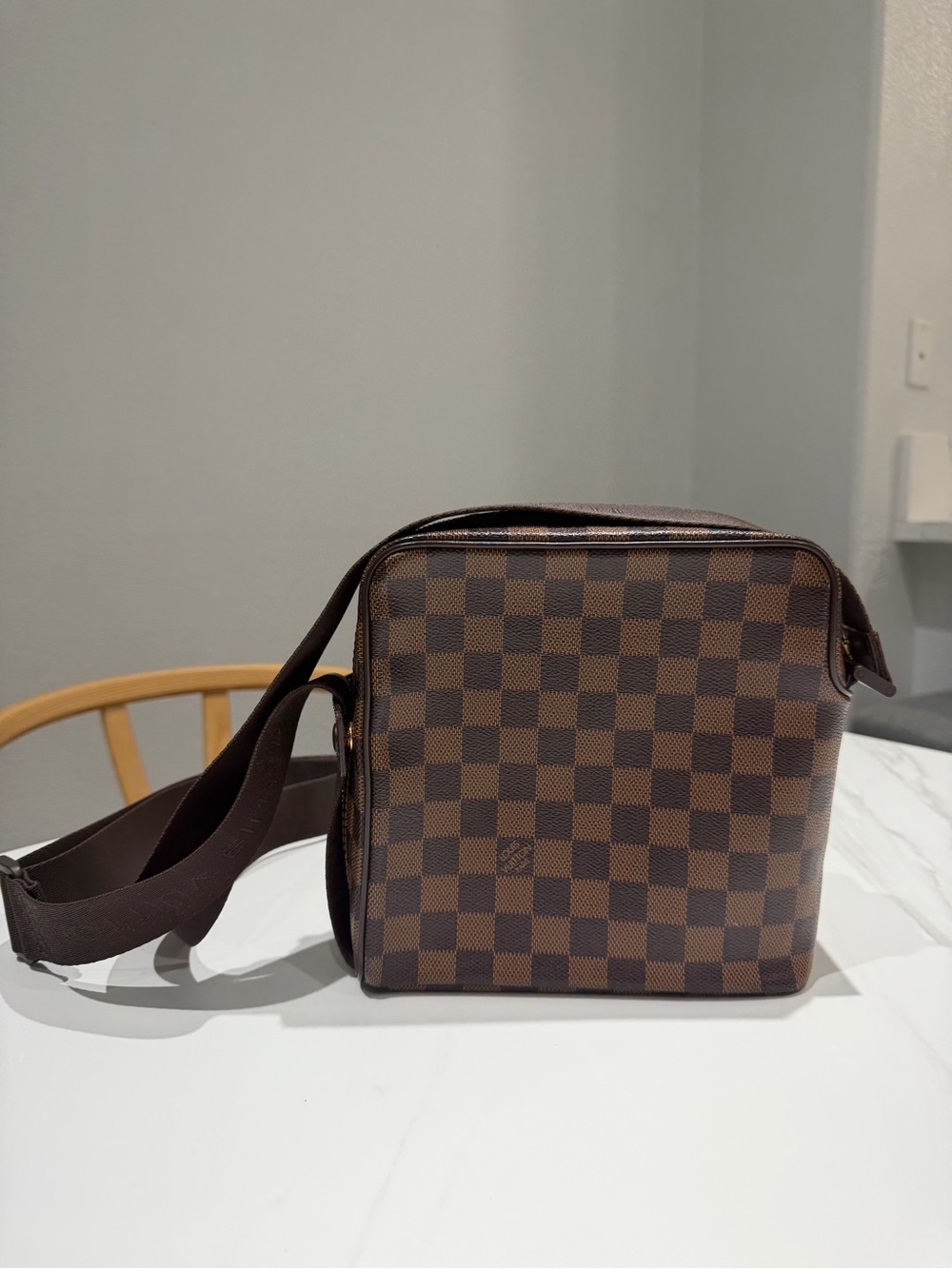 Louis Vuitton Brown Damier Canvas Messenger Bag